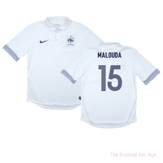 France 2012-13 Away Shirt (Excellent) (Malouda 15)-unisoccer store